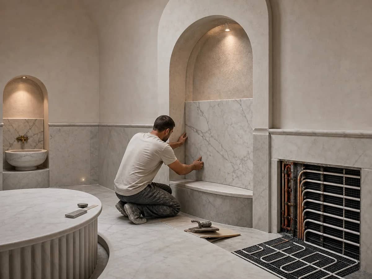 Hamam Maliyeti 2026: Mermer, Isıtma ve İşçilik Kalem Kalem — detay görseli 3