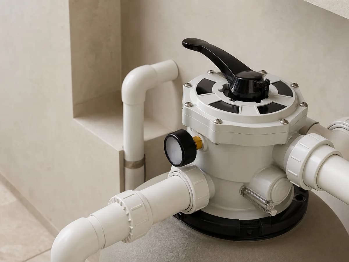 Poolfilter rückspülen (Backwash): Schritt-für-Schritt-Anleitung zum Mehrwegeventil — detay görseli 2