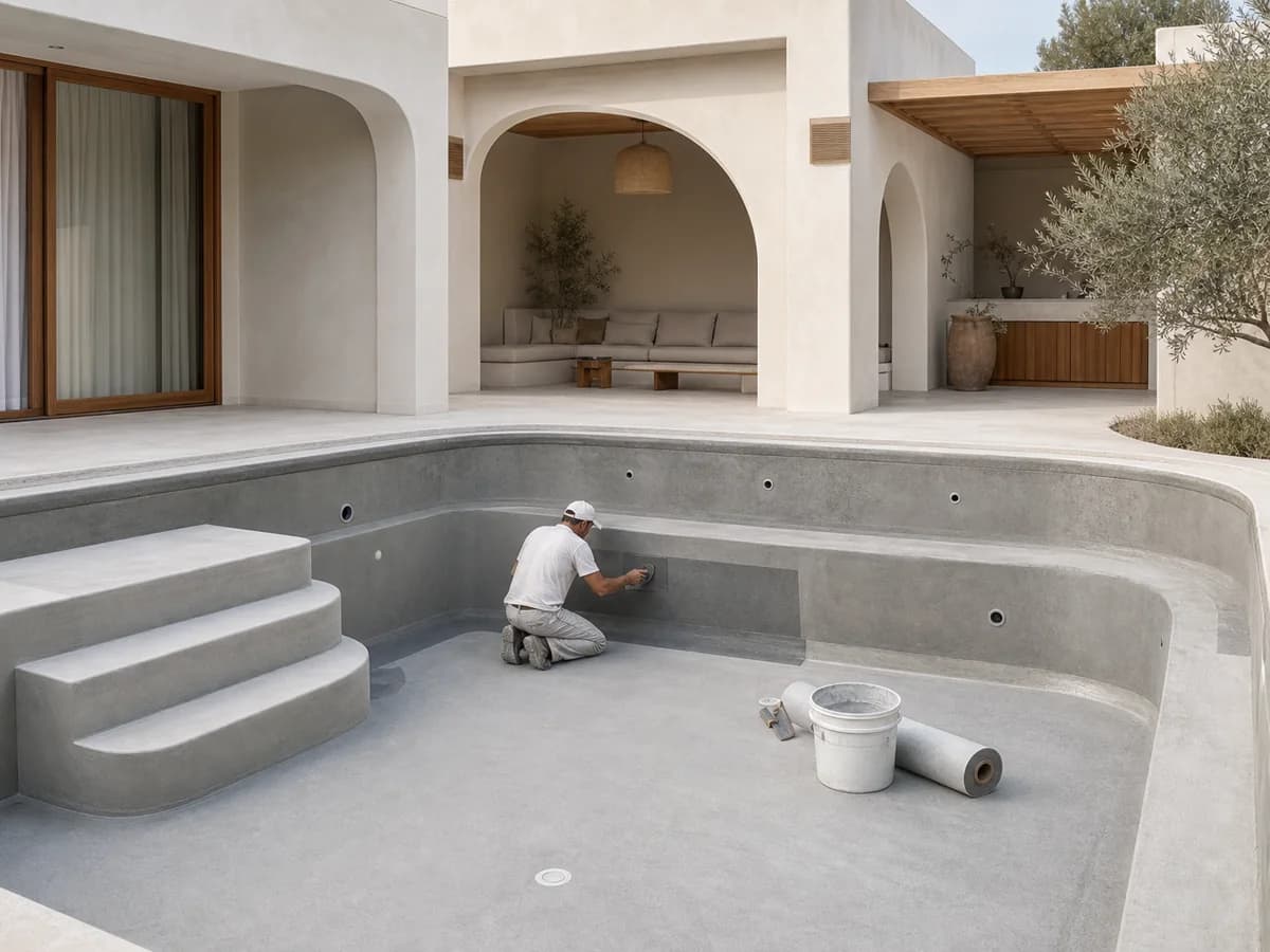 Étanchéité de Piscine : Matériaux, Couches et Test — detay görseli 1