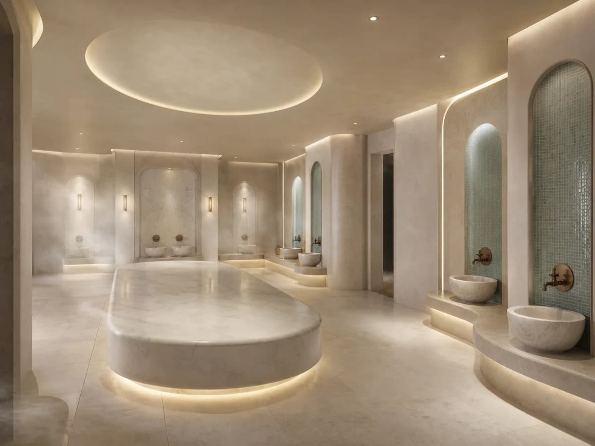 Hotel and Commercial Turkish Bath: Solutions for Heavy Use — detay görseli 1