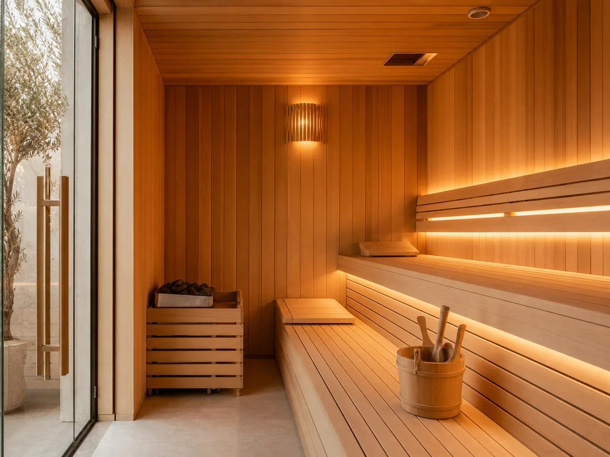 Guide d'installation de sauna : dimensions, matériaux et postes de coût (2026) — detay görseli 1
