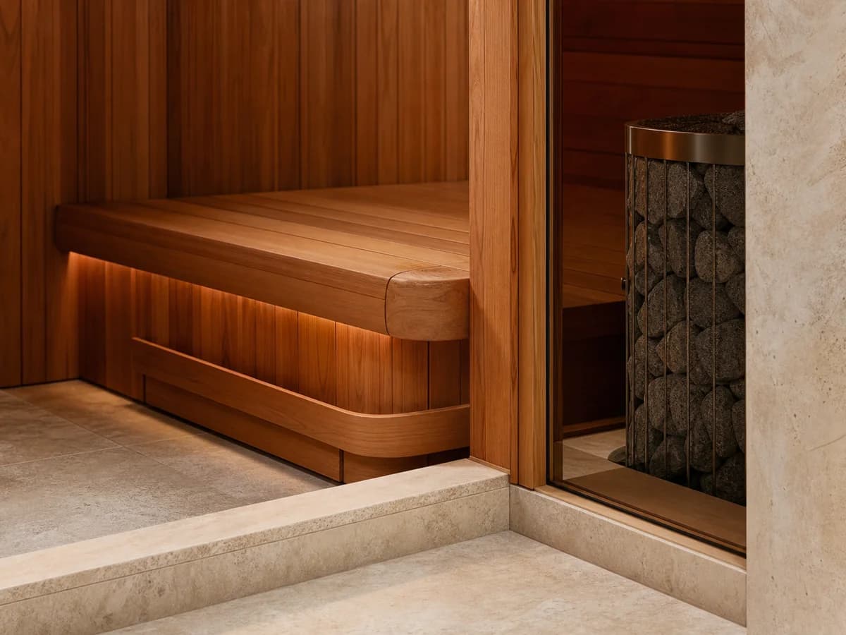 Guide d'installation de sauna : dimensions, matériaux et postes de coût (2026) — detay görseli 2