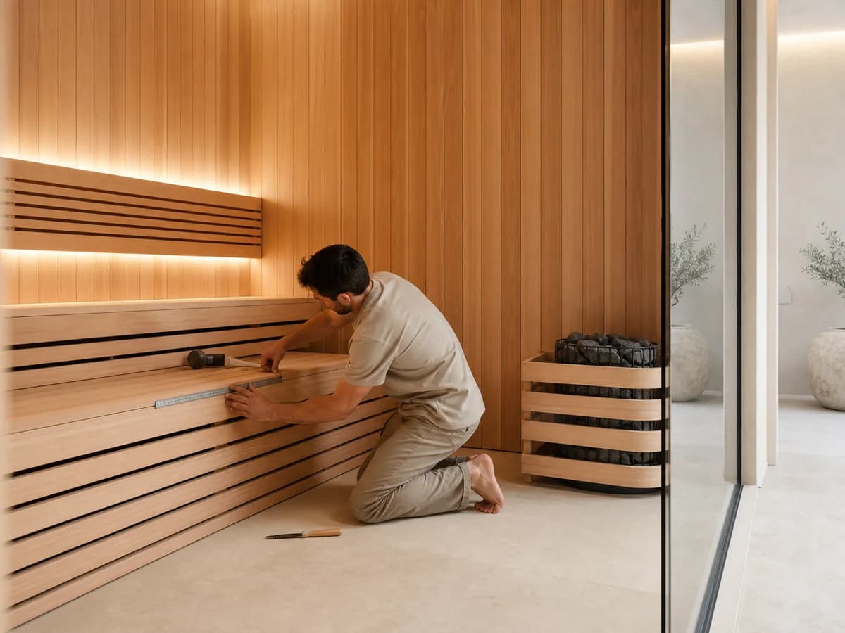 Guide d'installation de sauna : dimensions, matériaux et postes de coût (2026) — detay görseli 3