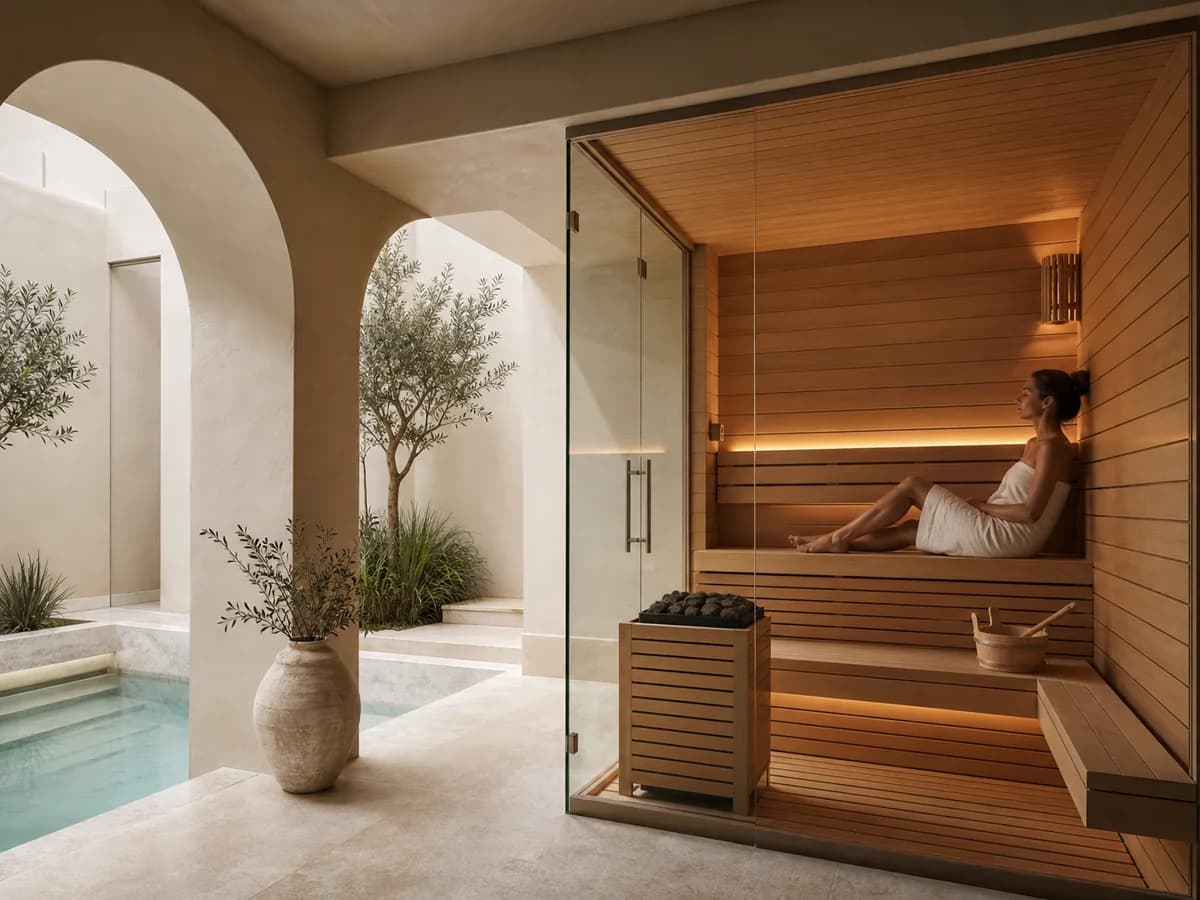Guide d'installation de sauna : dimensions, matériaux et postes de coût (2026) — detay görseli 4