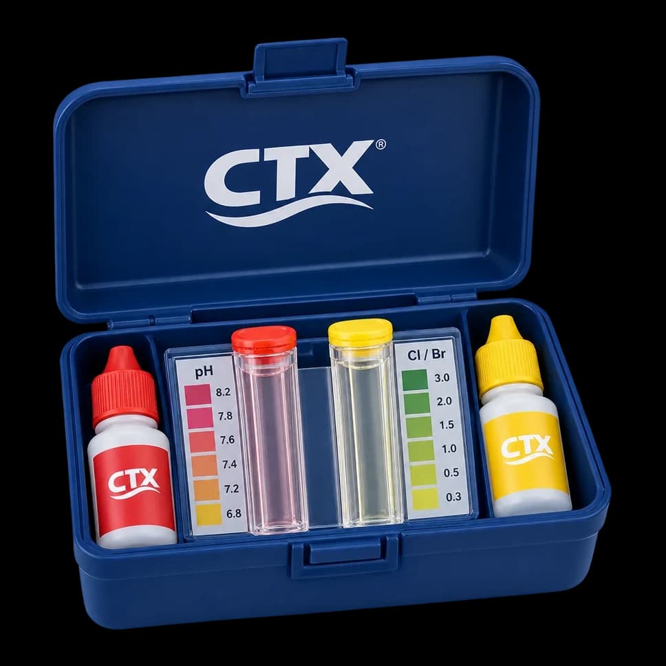 CTX Havuz Su Test Kiti (pH/Klor/Brom) — Havuz Kimyasalları