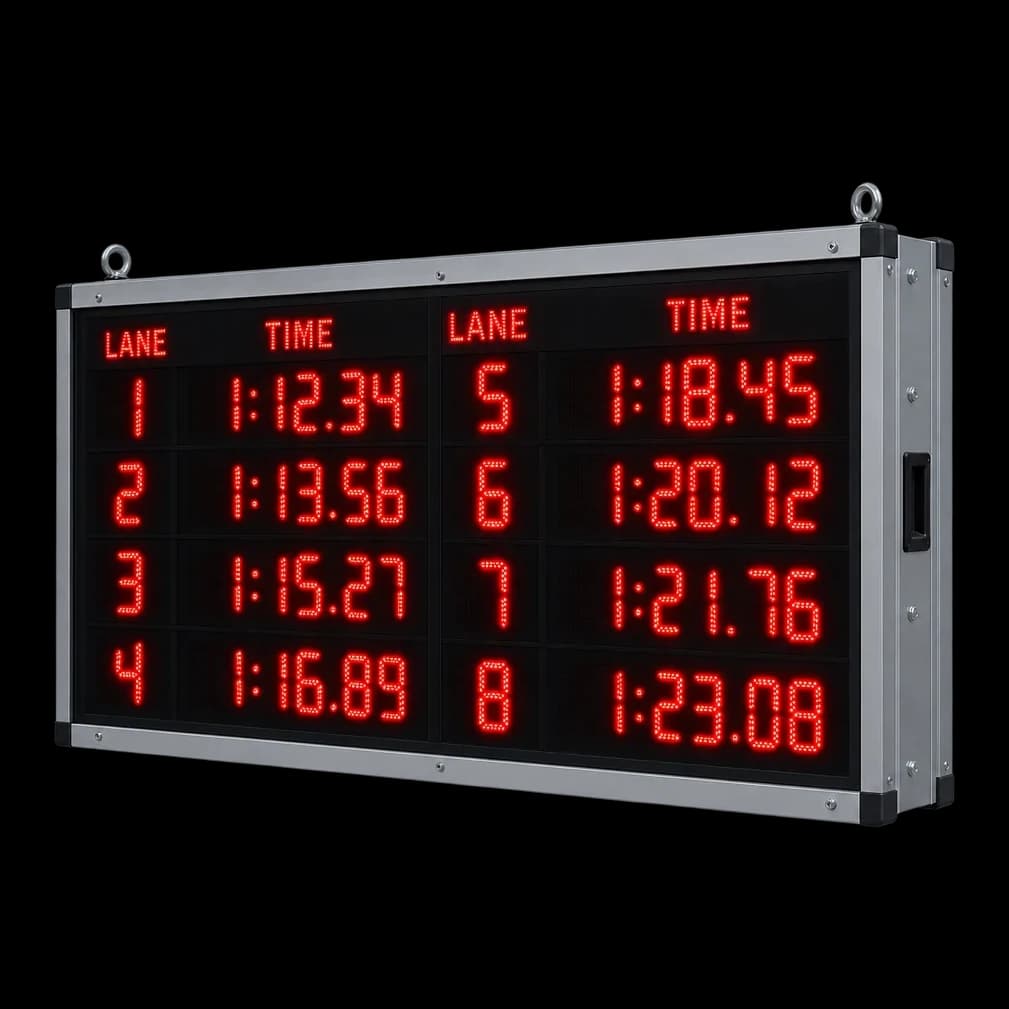 Swimming Pool Electronic LED Scoreboard — Olympic Pool Equipment