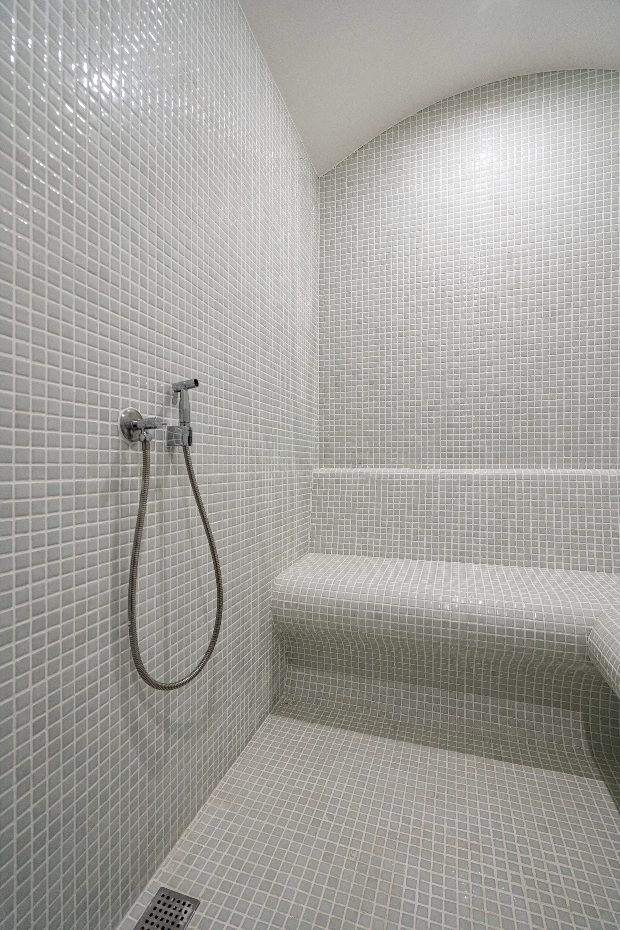 Residential steam room with a hand shower, Istanbul (Turkey)