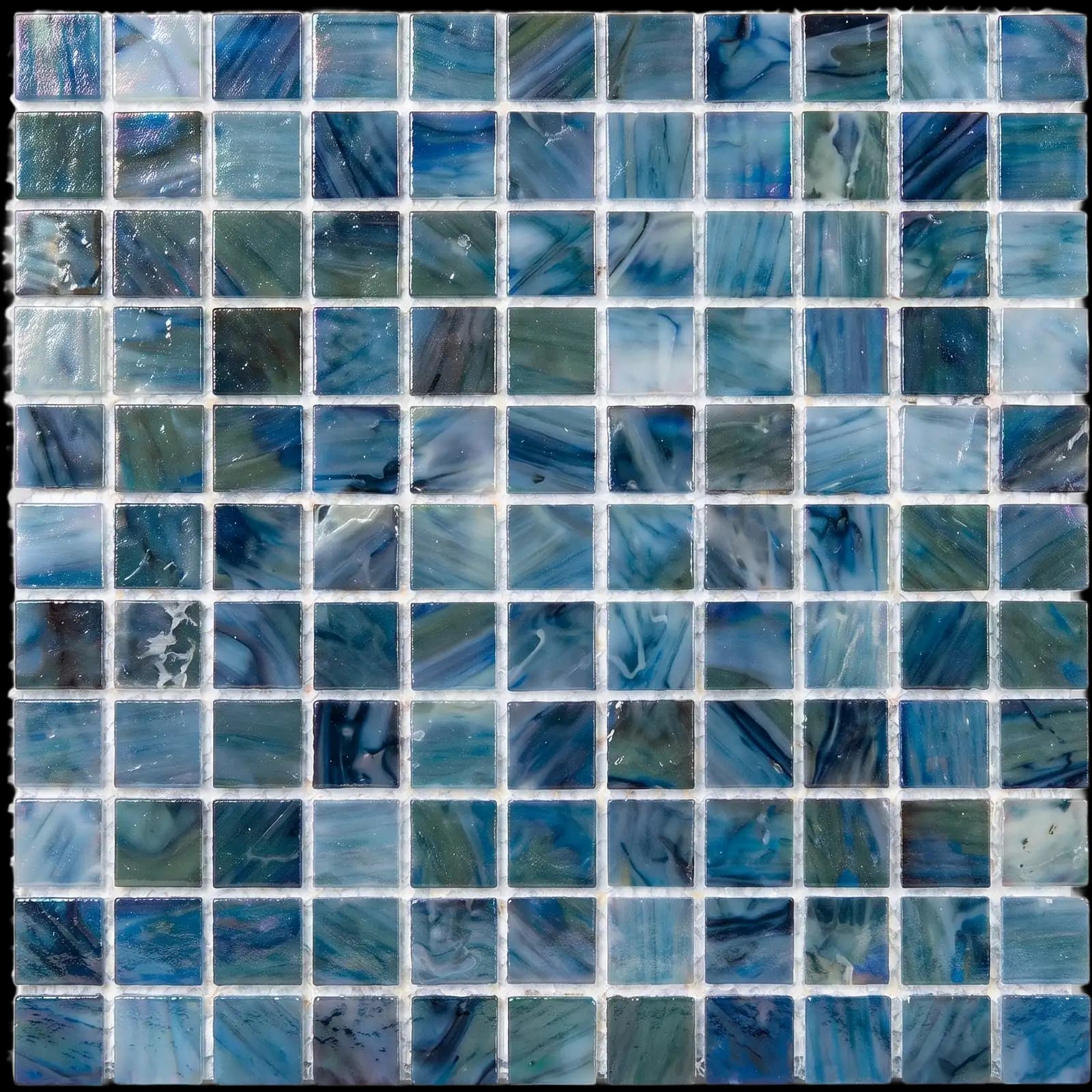 Mosaïque en Verre : Série Digital · Systèmes de revêtement de piscine