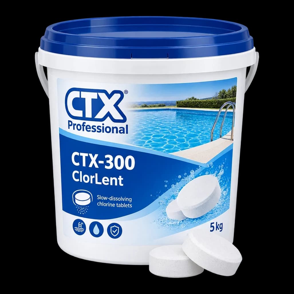 أقراص كلور بطيئة الذوبان للمسبح CTX-300 — كيماويات المسبح