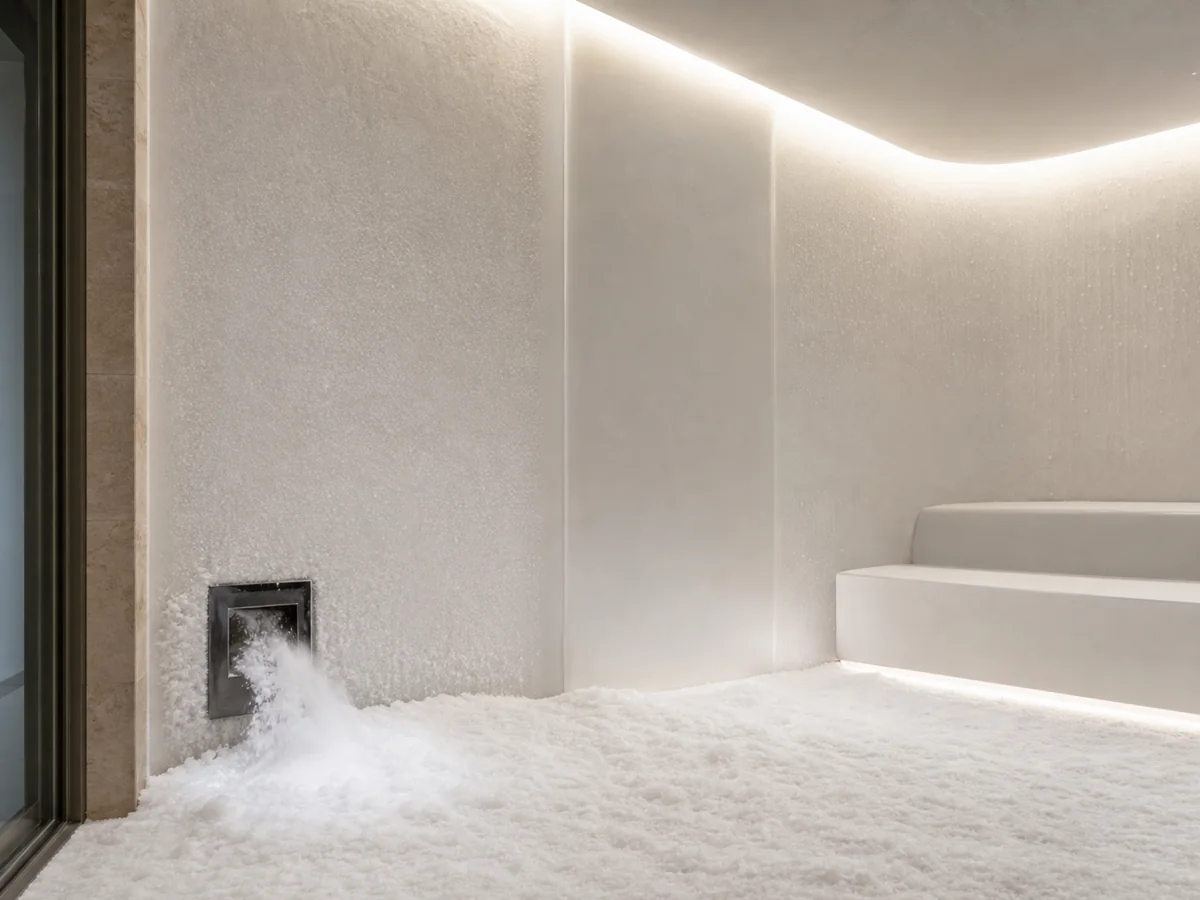 غرفة الثلج (Snow Room): النظام والفوائد والتركيب — detay görseli 1