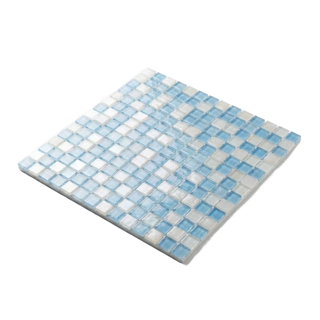 Cam Mozaik — Pearl & Blue Mix