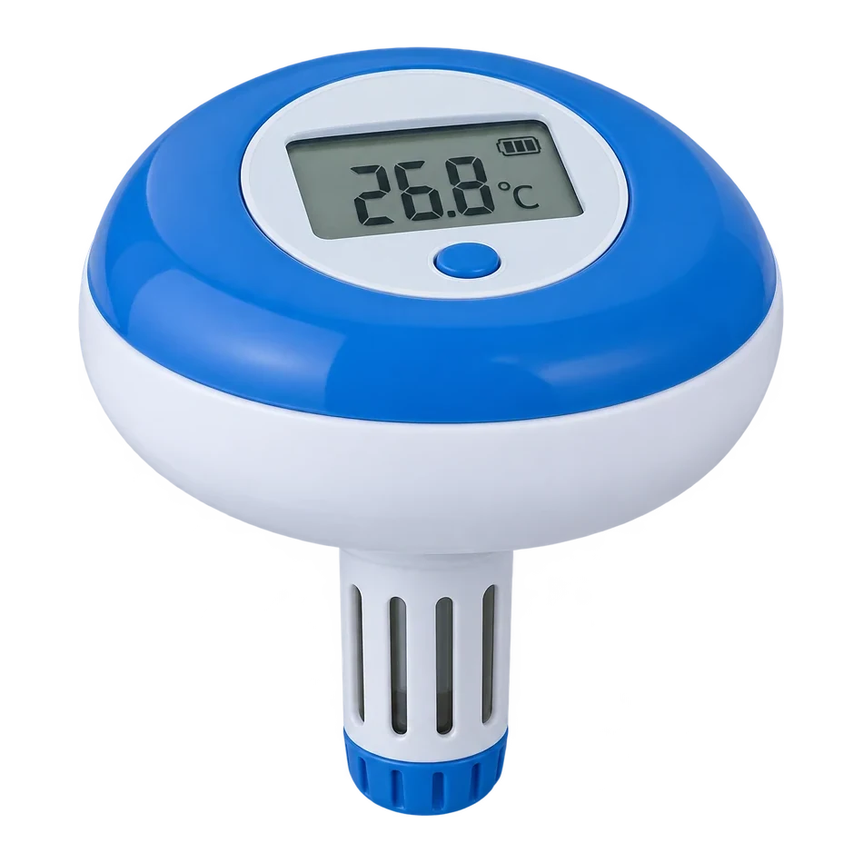 Thermomètre flottant numérique de piscine